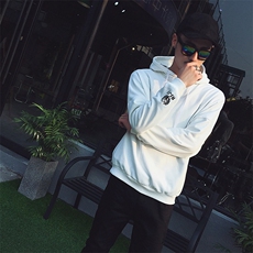 卫衣boyxco涤纶涤棉抽象图案常规潮青春流行秋季，男装卫衣，星座1506-1