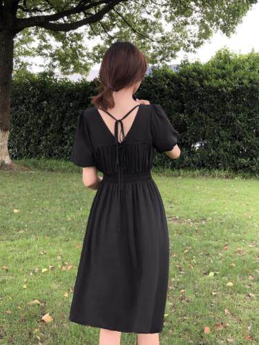 收腰显瘦连衣裙，女装连衣裙，百变诱惑