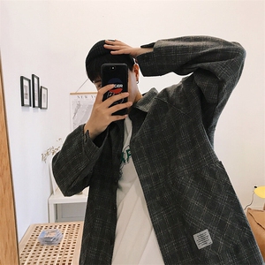 磨毛格子衬衫外套 现货 YF02 特P50图片
