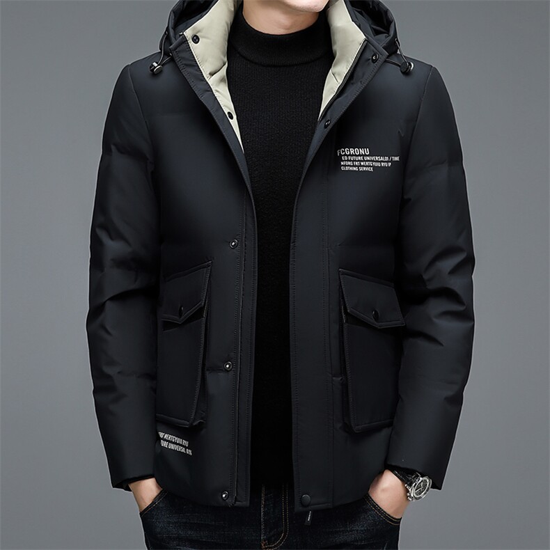 AC2215钱塘2020-3冬季羽绒服白鸭绒防寒保暖外套男加厚P210,男装羽绒服,钱塘207-3