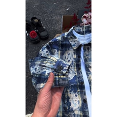 潮牌高街个性衬衫潮流宽松休闲上衣A086-CS2212-特批价30，男装衬衫，电商基地A086