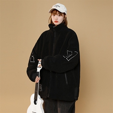 中性风男女冬季加绒加厚羊羔绒保暖棉服大衣A406MY103特P90，男装棉衣，星座309（原A406）