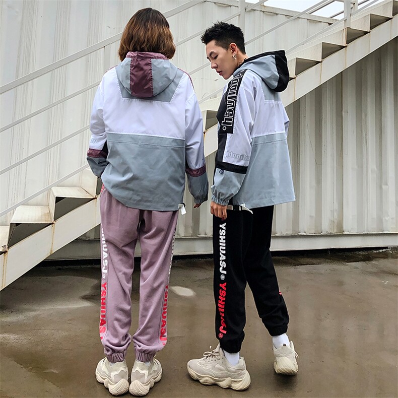 709*衣TZ01P80+裤K78P6520秋款港风连帽休闲潮流运动套装,男装休闲套装,星座709