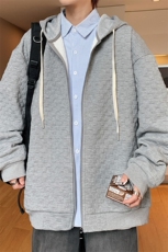 【新品】8857-P582026年春季新款开衫连帽卫衣男休闲宽松百搭，男装卫衣，星座1206-1（原A206-1）