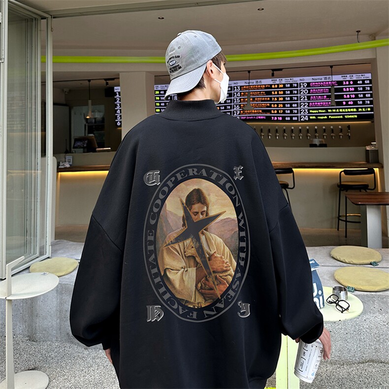 男装加绒加厚高领卫衣B239-G52-P48,男装卫衣,星座514-2(原B239)