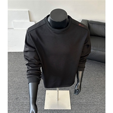 美式蜂窝红标限定基础打底衫休闲T恤刺绣圆领长袖D495特P25，男装T恤，电商A335-1（原A458）