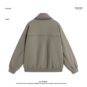 平铺~新标90白鸭绒冬季美式双领设计羽绒服外套 E124/P248图片