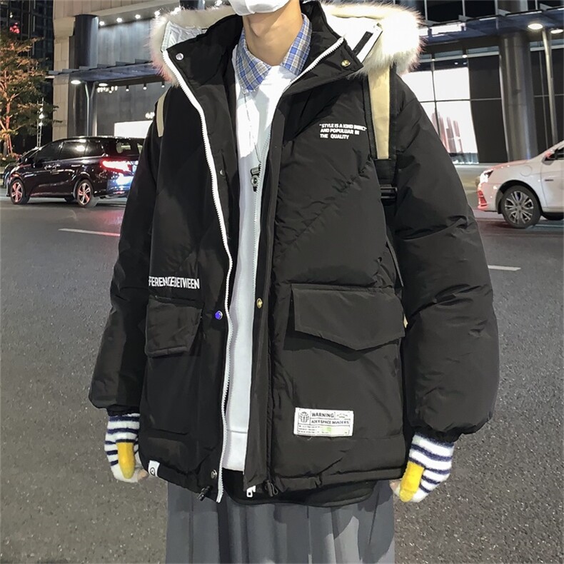 B225-W8331-P108-X128-拼接连帽棉服,男装棉衣,电商B225