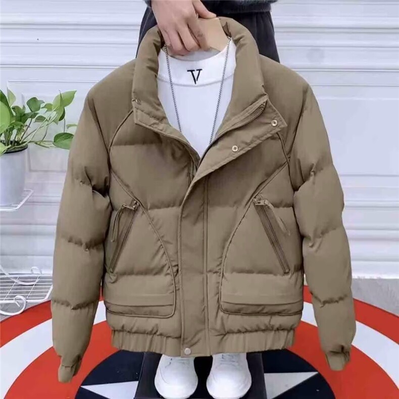 男潮流轻薄面包棉服年冬季新款短款高端洋气小个子外套TT611P88,男装棉衣,星座1013-5