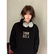抖音得物高品质印花连帽卫衣秋冬装美式宽松连帽纯色卫衣ADL110，男装卫衣，电商A443