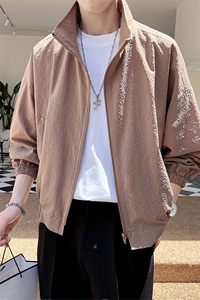 夏季运动外套男超轻薄加肥加大码情侣防晒衣服A236-5018-P85图片