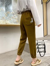 磨毛加绒卫裤，女装休闲裤，晶莉莱