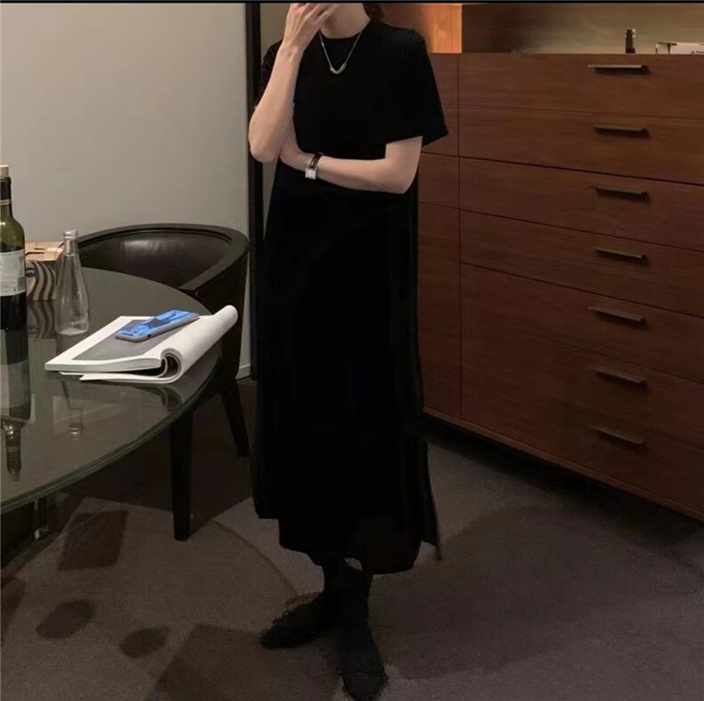 2025百搭简约宽松时尚丝绒裙,女装半身裙,东正羊绒