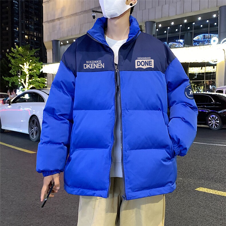 港风冬季时尚百搭宽松字母印花潮流棉服外套MY6250P85控138,男装棉衣,电商A268A