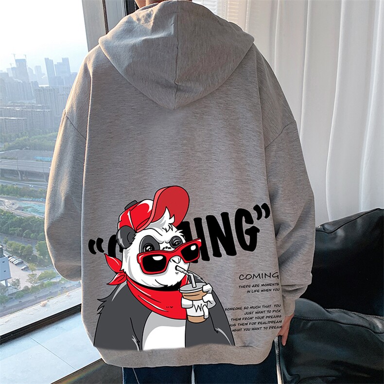KS21218-P38 加绒-P43 连帽开衫卫衣男运动外套大码班服图片