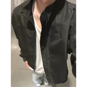 26春装新款美拉德立领飞行夹克boxy廓形休闲百搭外套上衣 JK6500图片