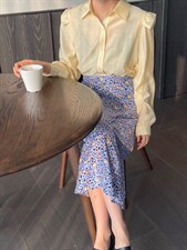 2022年春衬衣+半裙，女装半身裙，POHIO葆伊