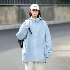 815A-MJ78382-65特秋冬装新款工装服三防冲锋衣外套夹克女模，男装夹克，星座815A