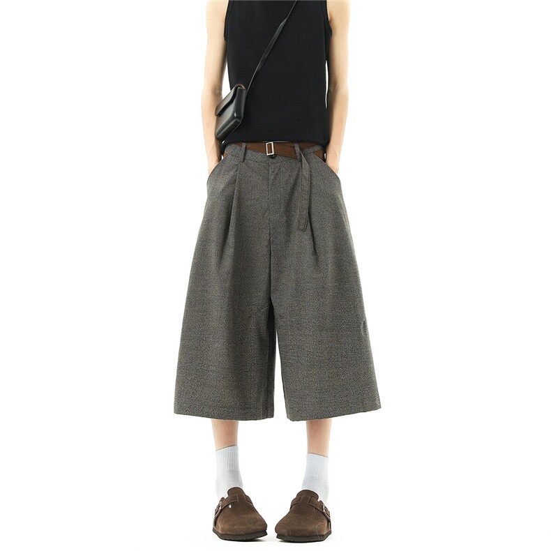 【现货】美式复古千鸟格西裤七分裤3XZ502-K861-P65控89，男装牛仔裤，星座502