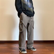 秋季新款立体袋拼接工装裤XZ604-KG38-P55控68，男装工装外套，星座604