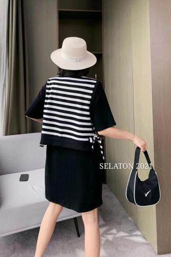 两件套连衣裙，女装连衣裙，雪蘭桐