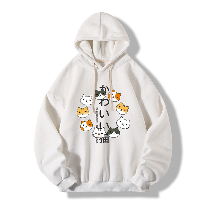 纯棉连帽卫衣男大码运动帽衫宽松薄WY2215-P35加绒款-P40,男装卫衣,电商A040