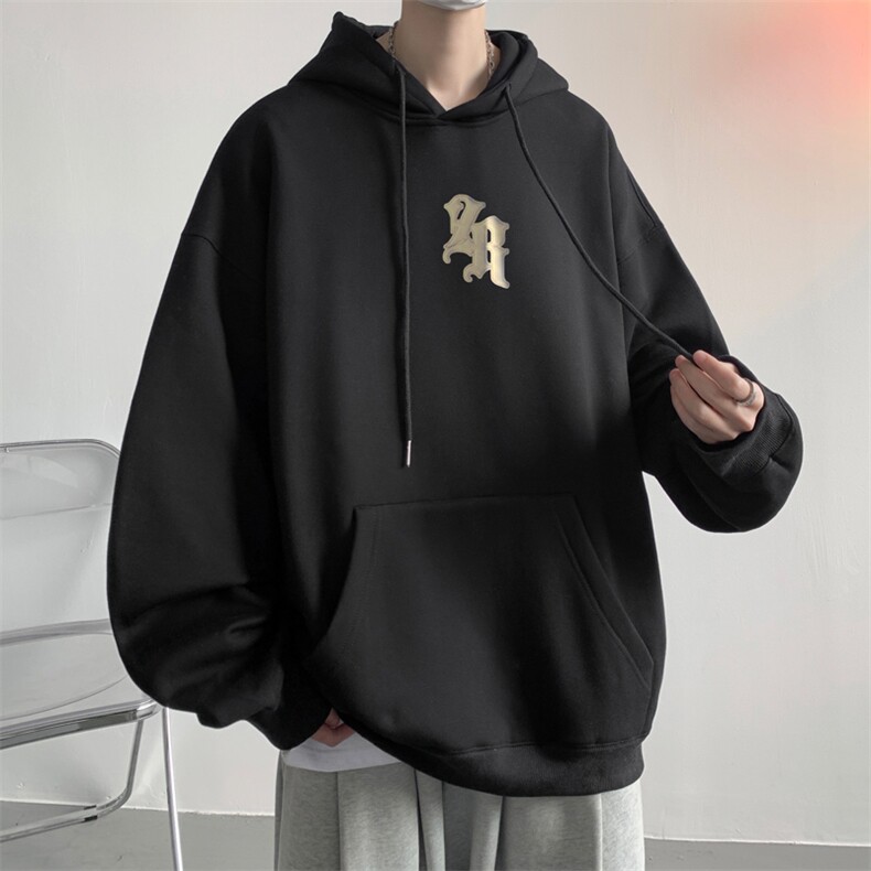 ！发泡印花！连帽圆领卫衣男装港风帽衫男 LM119-P35图片