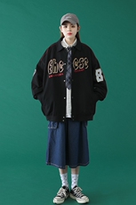 2024春装新款情侣夹克男士棒球领外套A158-JK311-P95，男装夹克，电商A158-1