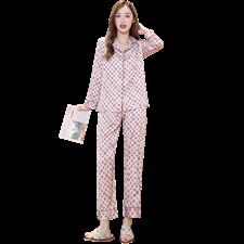 2021夏装家居服情侣装简约气质时尚百搭印花，女装套装/套裙，媚琳依坊