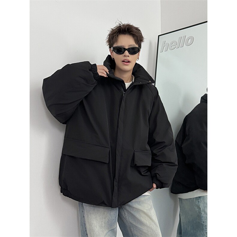 复古美拉德立领棉衣男女潮牌宽松加厚保暖棉服外套M057-P76,男装棉衣,星座308B-2