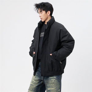 自家图有视频 加棉加厚潮牌防风防寒保暖立领外套棉服M2571p85图片