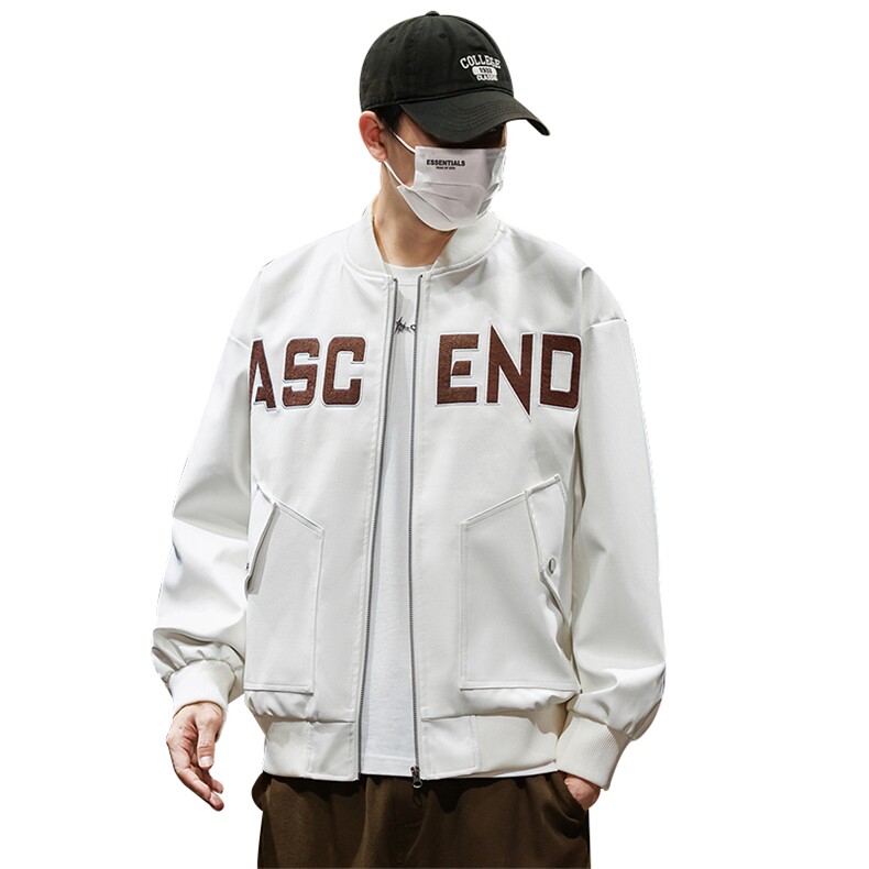 大码2XL-8XL男士休闲绣花皮衣夹克外套8081-P80,男装夹克,星座209