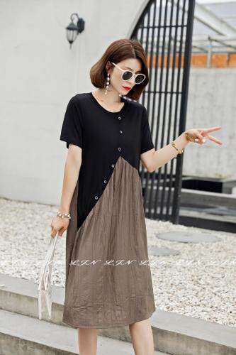 简约大方宽松连体裙，女装，莲佳妮