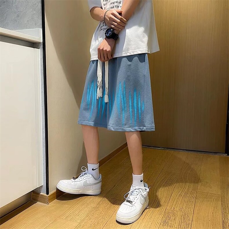 男夏季薄款2023新款复古百搭工装五分裤D602P26,男装休闲裤,星座1116-2
