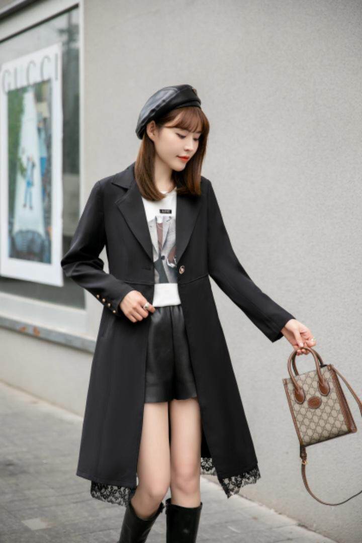 蕾丝拼接大衣，其它，裳之恋语