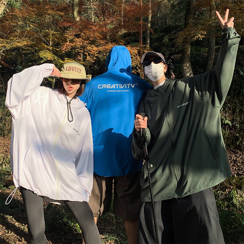 特批P55无差价25夏男女情侣防晒衣山系户外轻薄凉感冰丝外套J510,男装防晒衣,电商A001
