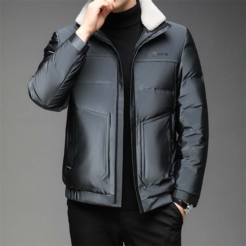 SQY2872冬季男士羽绒服保暖外套修身白鸭绒潮流帅气P240图片