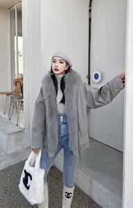 2022狐狸毛派克服图片