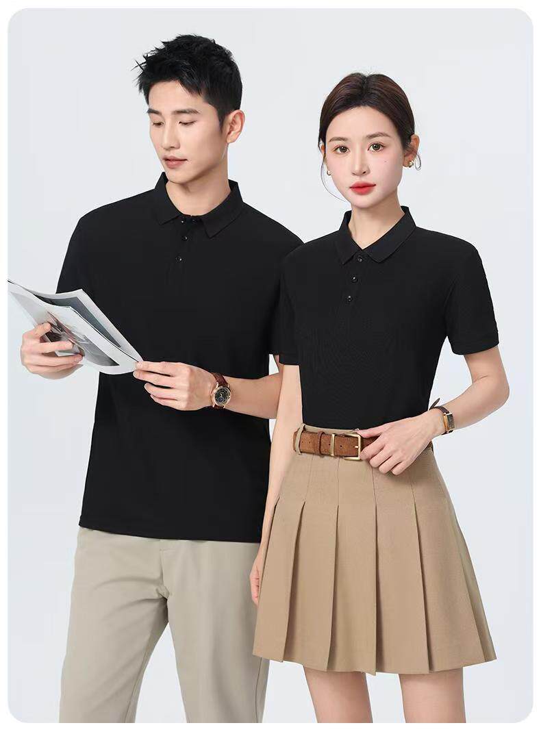 2025年夏季薄款短袖polo衫时尚百搭男女同款，女装T恤，衫都服饰