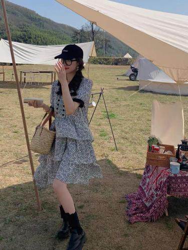 【现货】夏季新品碎花连衣裙，女装连衣裙，F/TU