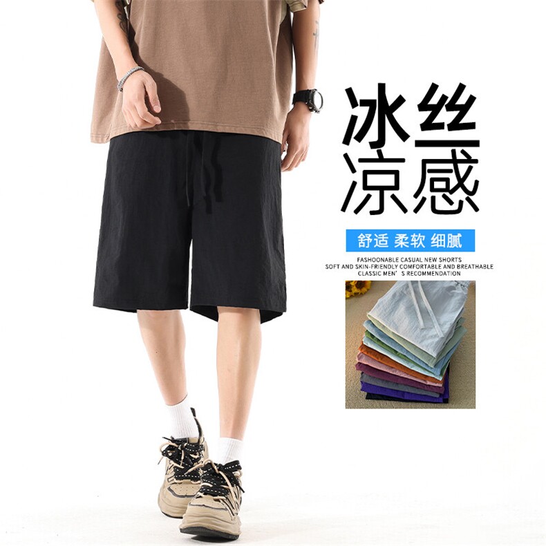 抖音品质男夏季潮牌休闲运动男士五分裤A146-GY251特p21量大优图片