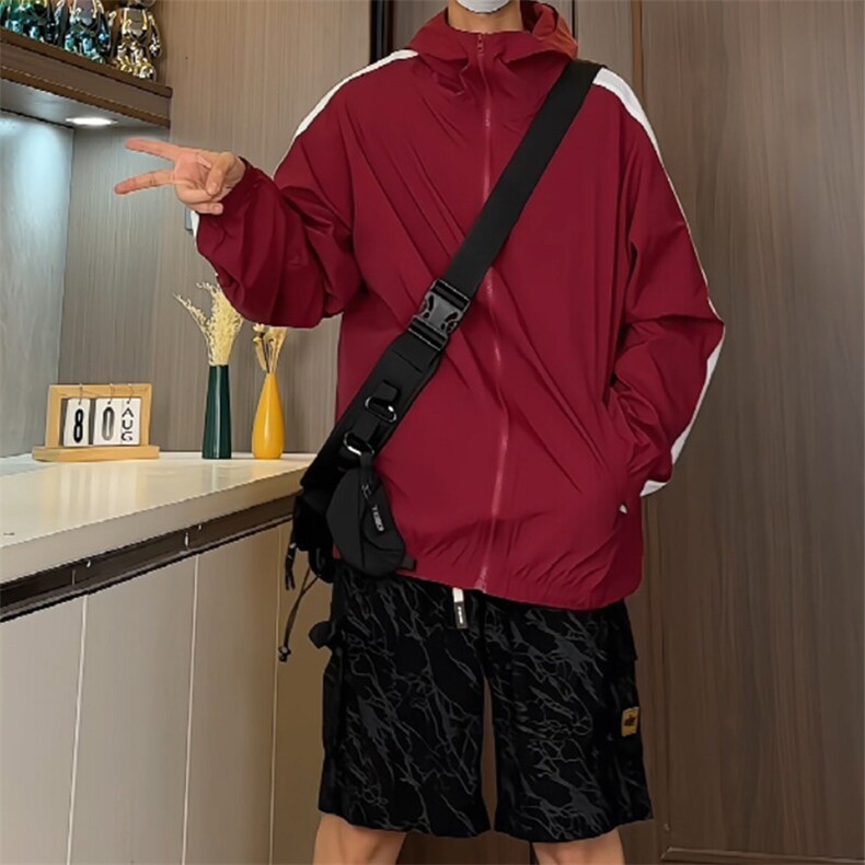 F9065/P45有报告UPF50+紫外线防晒衣男薄款防晒服夹克皮肤衣，男装夹克，电商A141