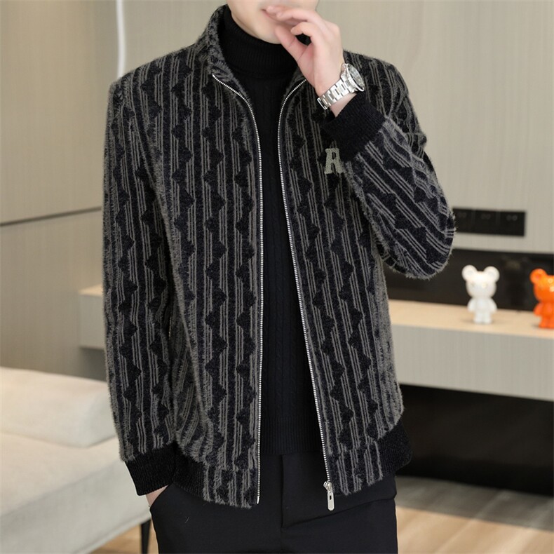 冬季新款修身男士毛呢外套短款夹克立领潮流百搭D50P140控228,男装毛呢大衣,电商B226