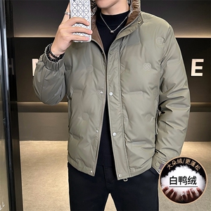 MY909-P130 2025秋冬男士标50 青年加厚保暖羽绒服外套图片