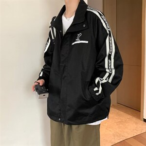 工装夹克2023秋季潮牌外套男潮流ins休闲宽松帅气上衣 W3614-P52图片