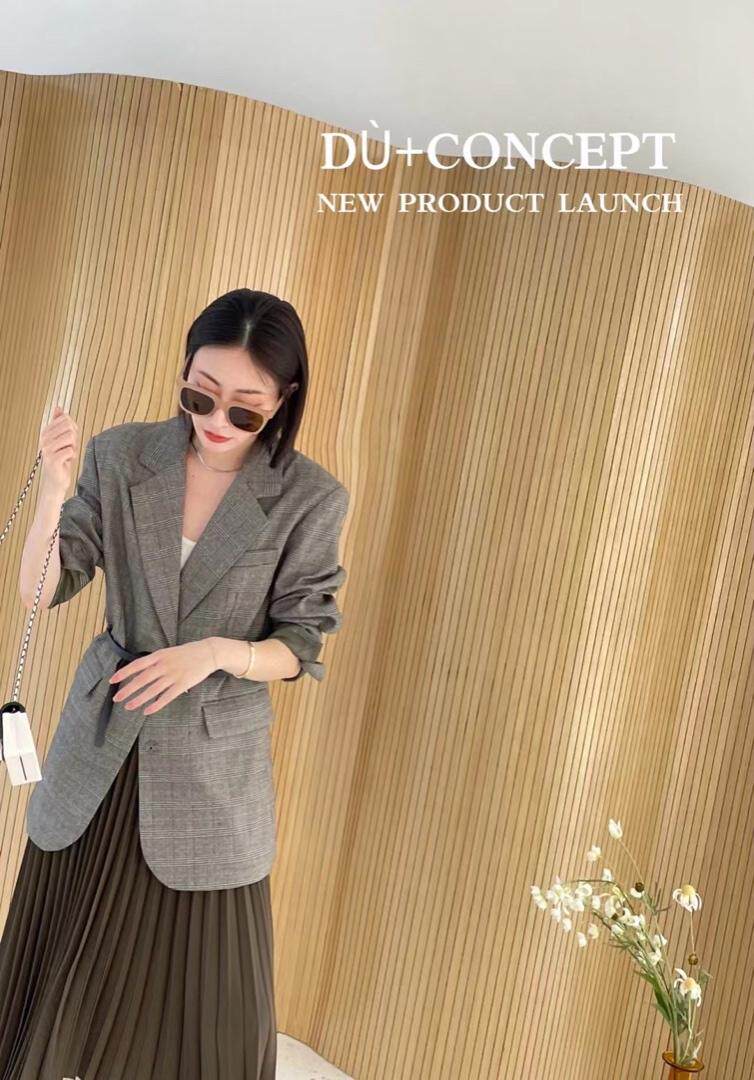 订制腰带西装，女装西装，米壹