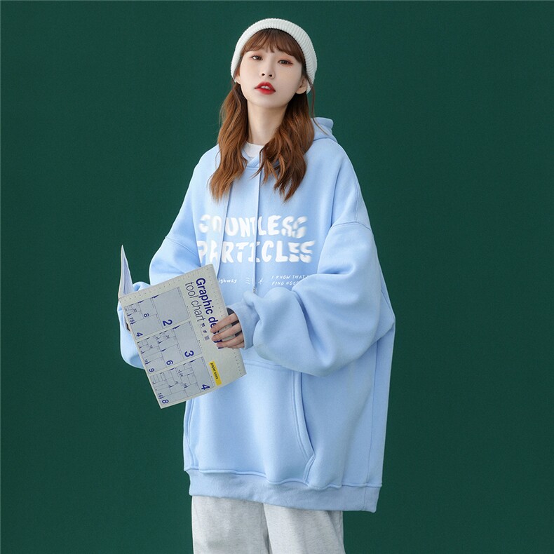 2024春装新款慵懒潮流设计感小众字母印花连帽卫衣W269P35控58,男装卫衣,A247A