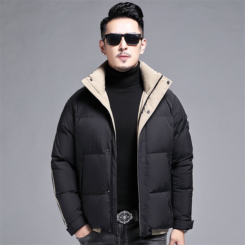 B8836钱塘2020-3冬季90白鸭绒男士羽绒服细线青年款精品P245,男装羽绒服,钱塘207-3