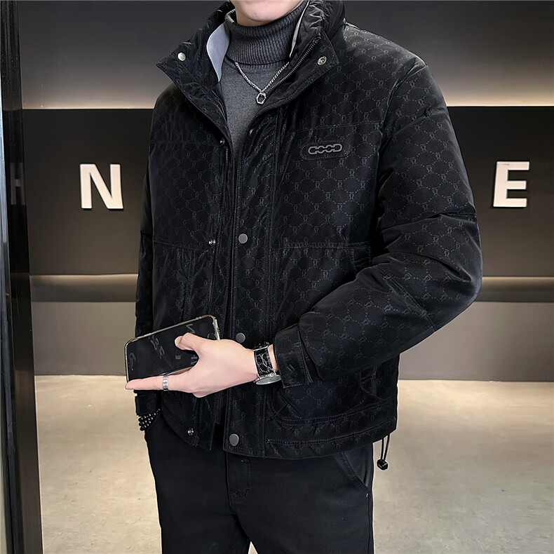 L-4XL B353 3567 P210 黑立领2025冬羽绒服【标50控活动价298】图片