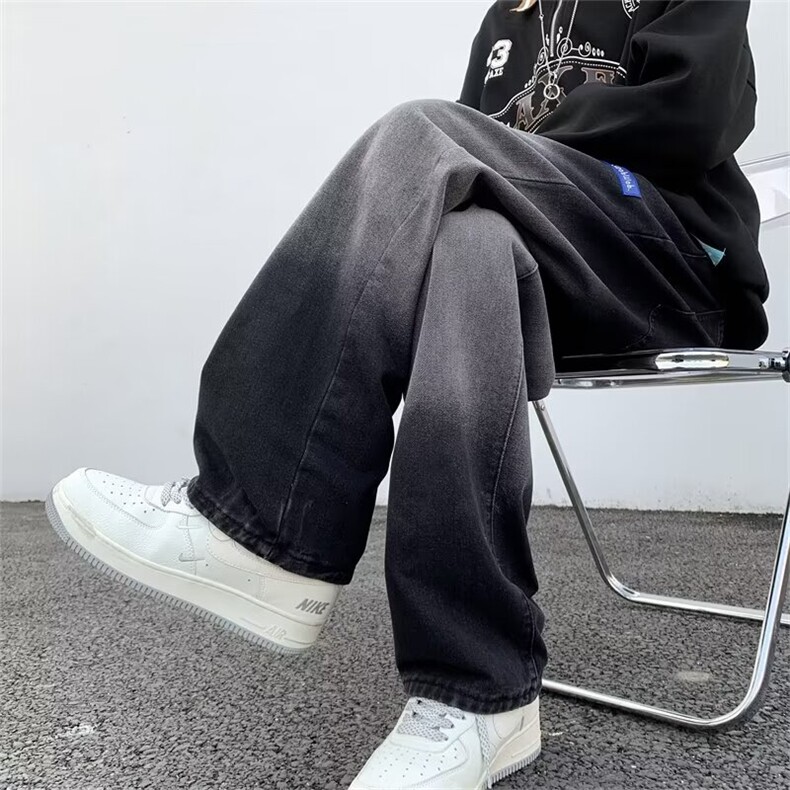 2024美式牛仔裤男款春季长裤潮 T1696 P40图片